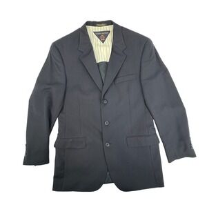 Tommy Hilfiger Men's Navy/Charcoal Pinstripe Blazer Suit Jacket Made in USA 40 R